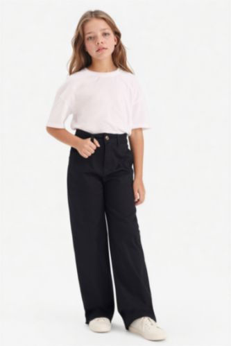 Girl Flare Gabardine Trousers