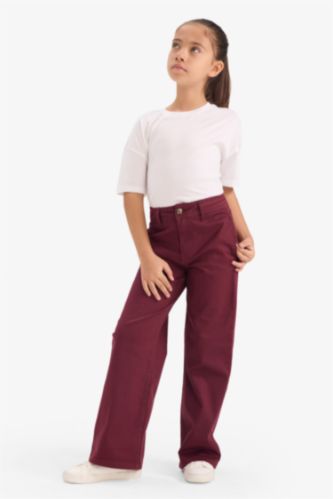Flare Gabardine Trousers