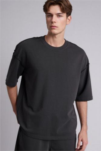 MAN Anthracite Man Short Sleeve T-Shirt