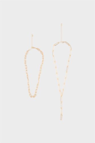 WOMAN Altın Woman 2 piece Necklace