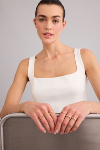 Women Altın 6 piece Ring