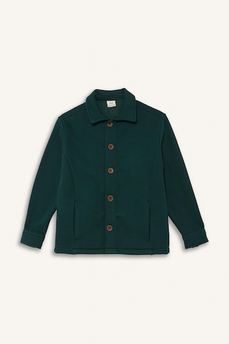 Boy Shirt Collar Cardigan