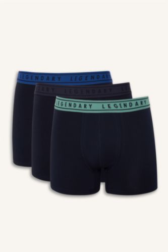 Regular Fit 3'lü Boxer