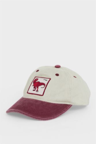 Erkek Çocuk - Genç Erkek Bordo Pamuklu Cap Şapka Erkek Çocuk