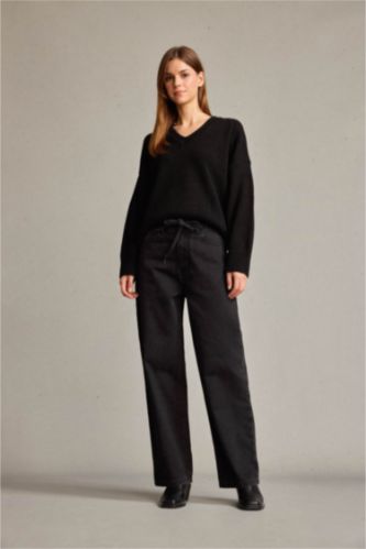 Düz Paça Jean Pantolon