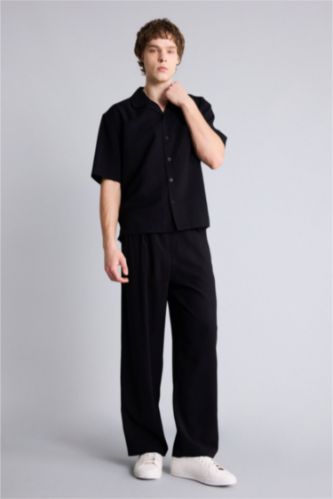 رجال أسود سروال