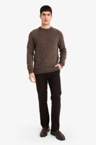 Regular Fit Cepli Düz Paça Pantolon