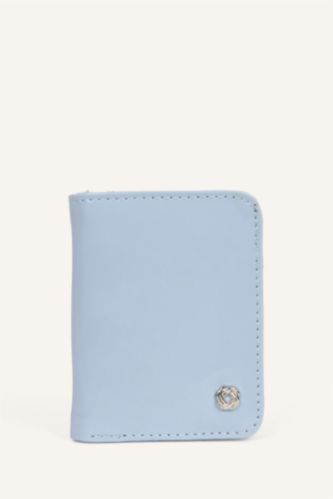 Kadın Mavi Kadın Suni Deri Cüzdan
