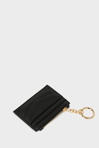 Woman Faux Leather Business Card Wallet