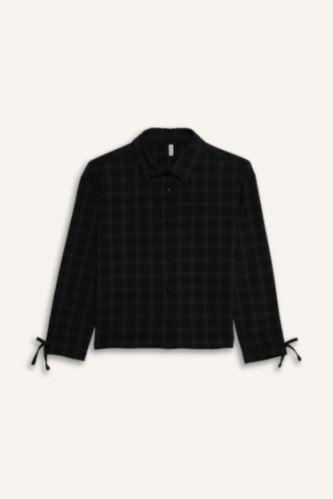 قميص بناتي ردن طويل قصة عادية