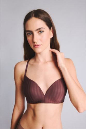 نساء بني Micro Coated Padded Wireless Bra