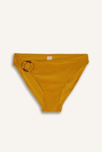 Kadın Sarı Regular Fit Bikini Alt