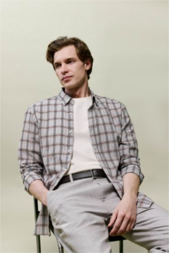 Erkek Mint Regular Fıt Flanel