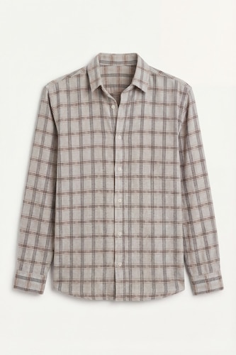 Chemise en flanelle à manches longues Coupe régulière