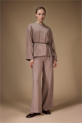 Wide Leg Düz Paça Pantolon