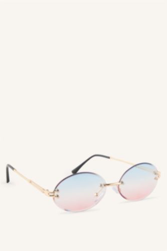 Woman Brown Sunglasses