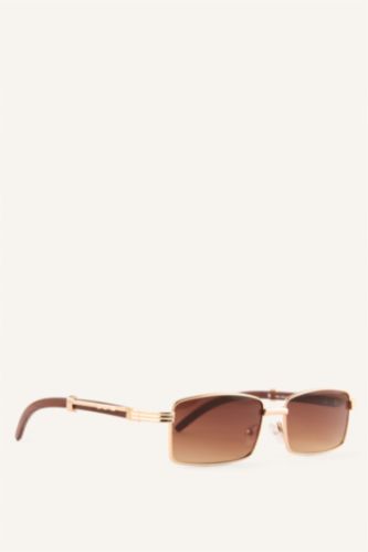 Woman Brown Sunglasses