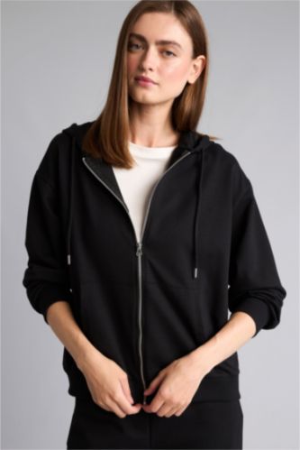 WOMAN Black Relax Fit Cardigan