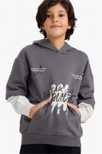 Regular Fit Hooded Sweatshirt