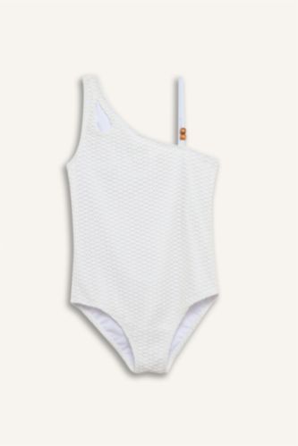 Kız Çocuk - Genç Kız Beyaz Mayo Kız Çocuk