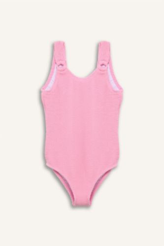 Kız Çocuk - Genç Kız Pembe Kız Çocuk Mayo