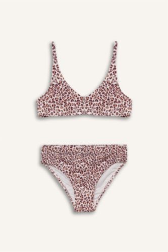 Girls & Teens White 2 piece Woven Bikini