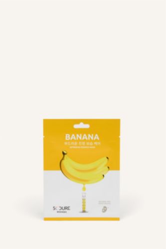 Kadın Açık Sarı 5C Cure Banana Yüz Maskesi