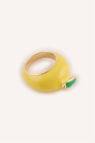 Kadın Karma Kadın Limon Desenli Yüzük
