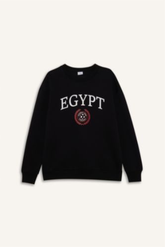 Boxy Fit Egypt Printed Sweatshirt