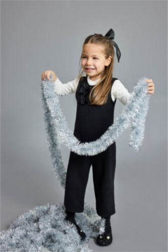 Набор из 2-х предметов для девочек: комбинезон и длиннорукавная футболка