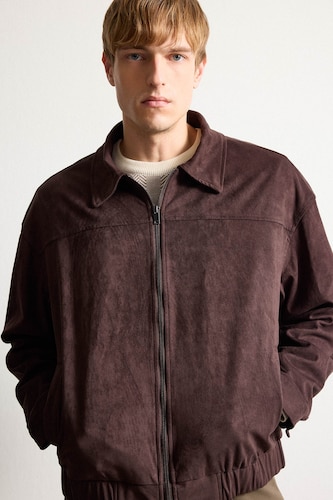 Overshirt Fit Suni Süet Ceket