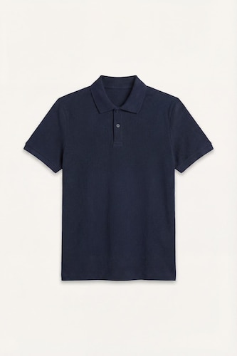 Regular Fit Polo Collar Short Sleeve Polo T-Shirt