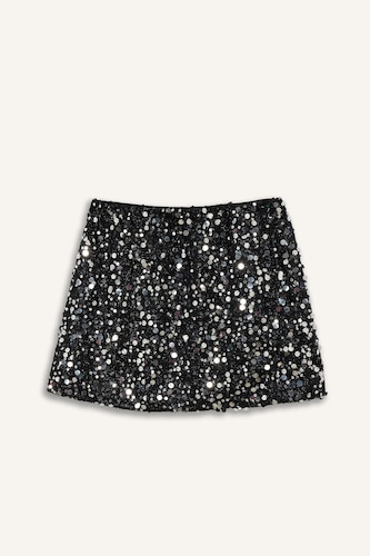 Sequin Mini Skirt