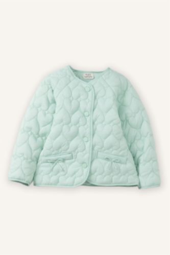 Kız Bebek Mint Bisiklet Yaka Mont Kız Bebek