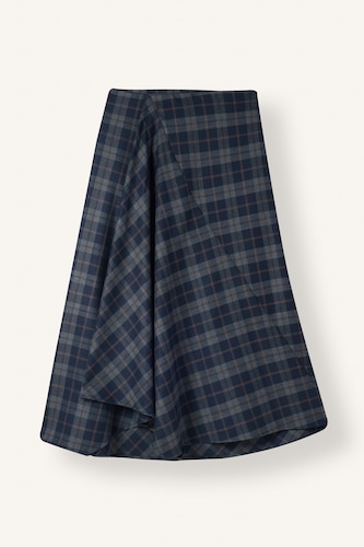 Women NAVY Pencil Skirt Midi