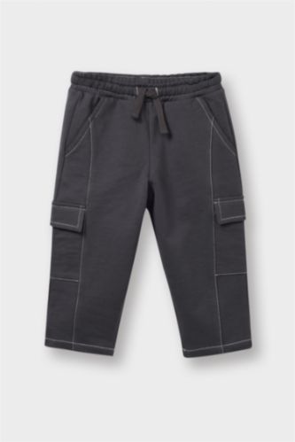 Erkek Bebek Loose Fit Beli Lastikli Eşofman Altı