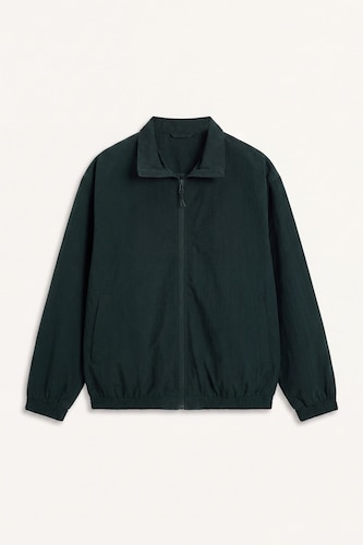 Oversize Fermuarlı Mont