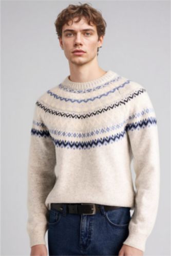 MAN Dark Grey Standard Fit Crew Neck Knitwear Pullover