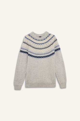 Pull en maille à col rond Coupe régulière