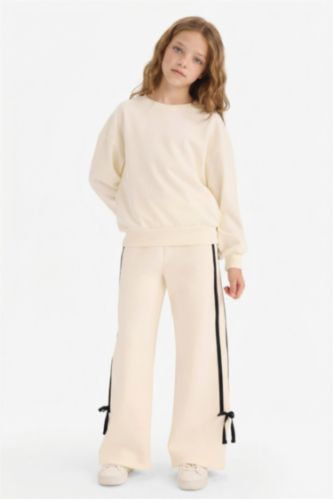 Kız Çocuk Wide Leg Geniş Bol Paça Eşofman Altı