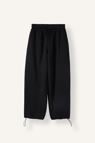 HOMME Noir Pantalon long Coupe ballon
