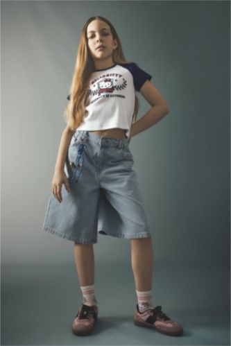 GIRLS & TEENS Light Blue Girl Shorts