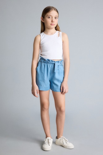 Young Girls - Teen Girls Light Blue Girl Denim Shorts
