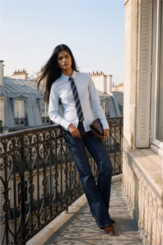 Mia Flare Fit Jean Pantolon