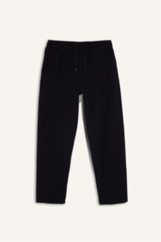 Relax Fit Beli Bağcıklı Jogger Pantolon