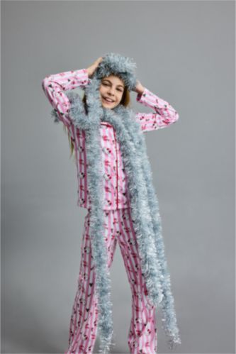 2 piece Regular Fit Hello Kitty Licensed Knitted Pyjamas