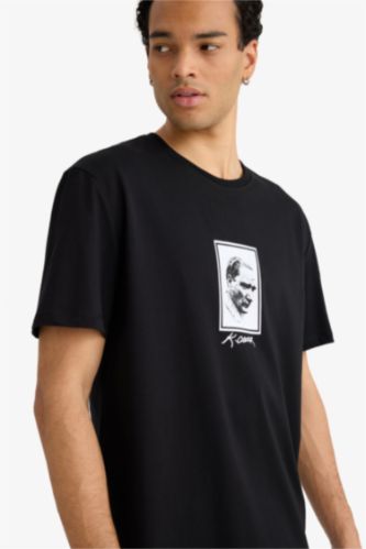 Regular Fit Atatürk Baskılı Kısa Kollu Tişört