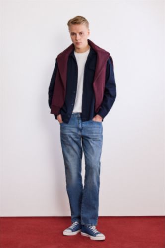 سروال قصة مستقيمة