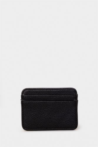 Woman Faux Leather Business Card Wallet