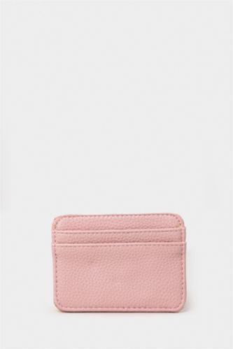 محفظة بطاقات حريمي جلد صناعي